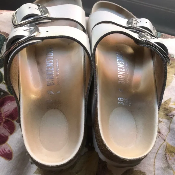 Birkenstock Big Buckle White Leather - Picture 6 of 6